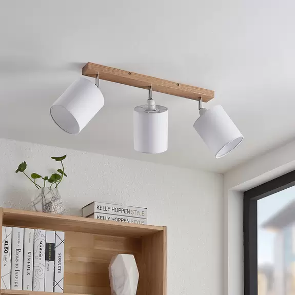 Lampenwelt Lindby Imarin Deckenstrahler, 3-flammig, weiß Heißer Verkauf