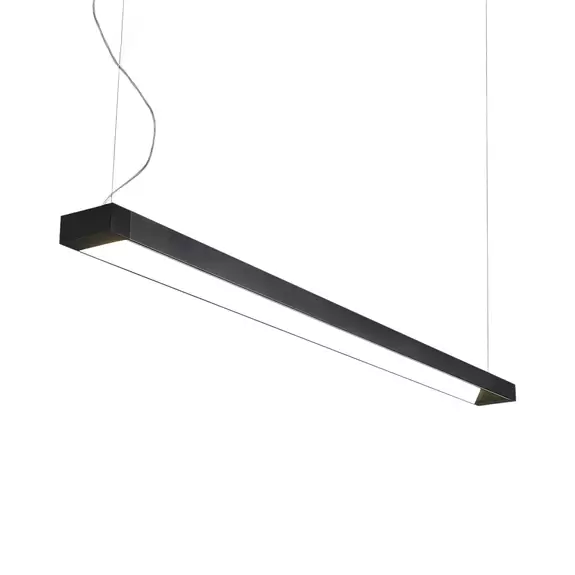 Lampenwelt Arcchio Cuna LED-Pendellampe, schwarz, eckig 162cm Blitzangebot