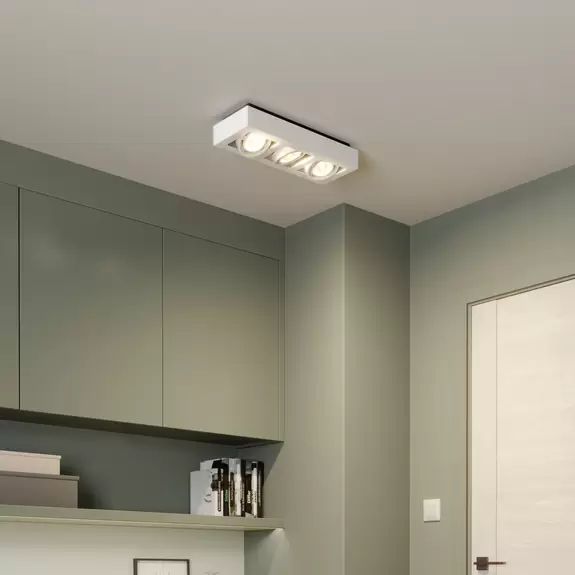 Lampenwelt Deckenstrahler Ronka, GU10, 3-flammig, weiß Neueste Stile