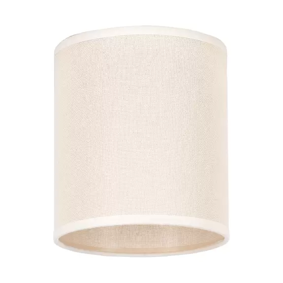 Lampenwelt Lampenschirm Roller, beige, Ø 13 cm, Höhe 15 cm 2025