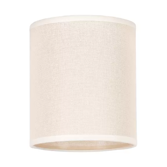 Lampenwelt Lampenschirm Roller, beige, Ø 13 cm, Höhe 15 cm 2025
