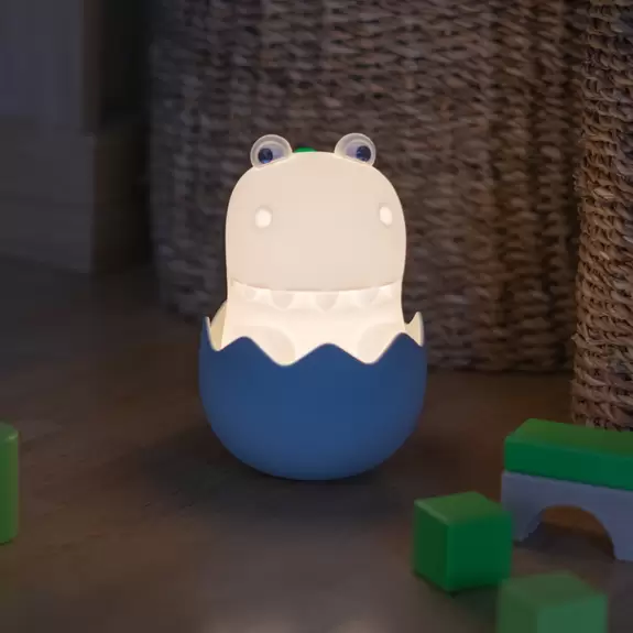 Lampenwelt LED-Akku-Nachttischleuchte Diggy Dino, USB, RGBW Flash Sale