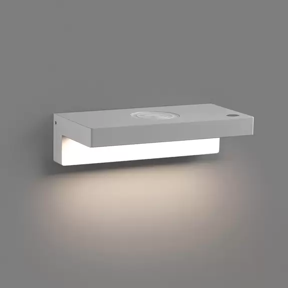 Lampenwelt LED-Wandlampe Well, USB+Wireless Charger, weiß Neueste Stile