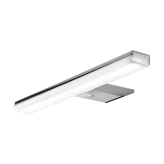 Lampenwelt LED-Spiegelleuchte Pandora, chrom, Breite 20,8 cm Fabrikpreis