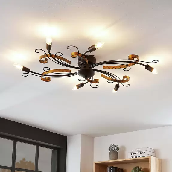 Lampenwelt Deckenleuchte Dalia im Florentinerstil Letzter Tag