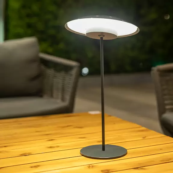 Lampenwelt Newgarden Sardinia LED-Akkulampe IP44 anthrazit 40 Bis zu 55% Rabatt