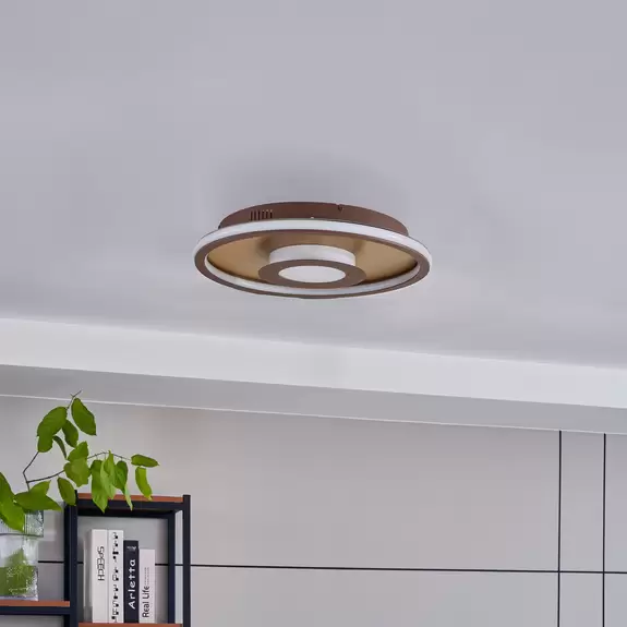 Lampenwelt Lindby Pekela LED-Deckenleuchte, rund, 43 cm Riesige Rabatte
