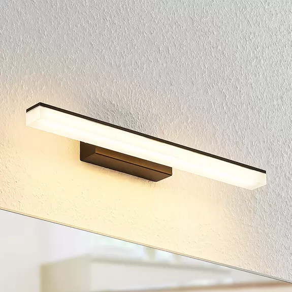 Lampenwelt Lucande Lisana LED-Wandleuchte, IP44, 46 cm Clearance-Verkauf