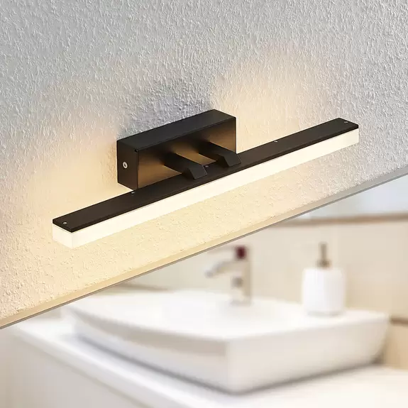 Lampenwelt Lucande Lisana LED-Wandleuchte, IP44, 46 cm Clearance-Verkauf