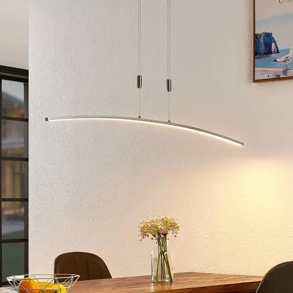 Lampenwelt Lindby Phillie LED-Hängeleuchte, höhenverstellbar zollfrei
