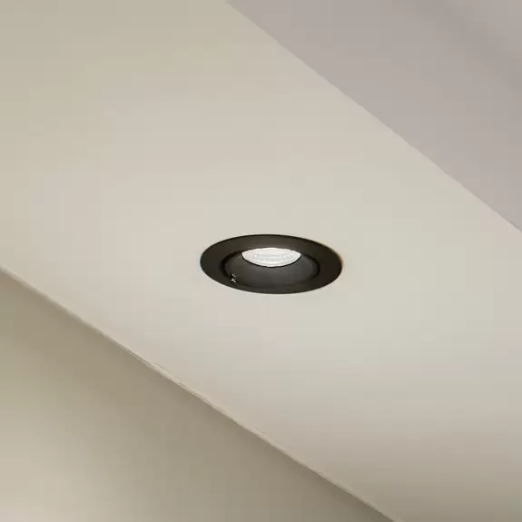 Lampenwelt Arcchio Harcos LED-Downlight, schwarz, Ø 11 cm, 4.000K Zeitlich begrenztes Angebot