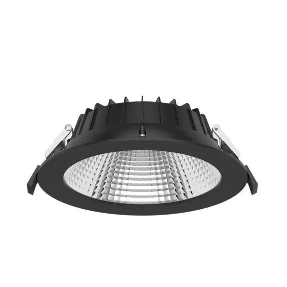 Lampenwelt SLC Shift LED-Einbaustrahler Ø 19cm CCT, schwarz Sonderangebote