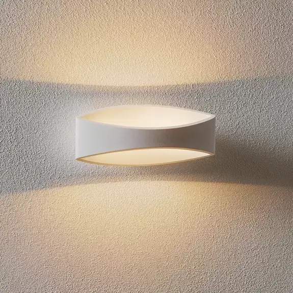 Lampenwelt Formvollendete LED-Wandleuchte Bridge VIP-Rabatte