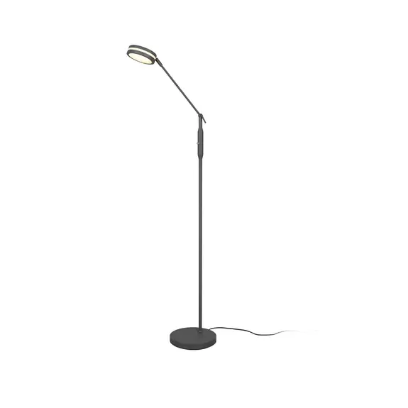 Lampenwelt LED-Stehlampe Franklin, Sensordimmer, anthrazit Letzte 2 Tage