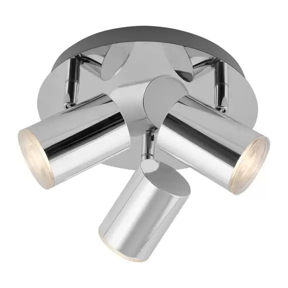 Lampenwelt Deckenleuchte Banyo Splash, IP44, dreiflammig Letzter Tag