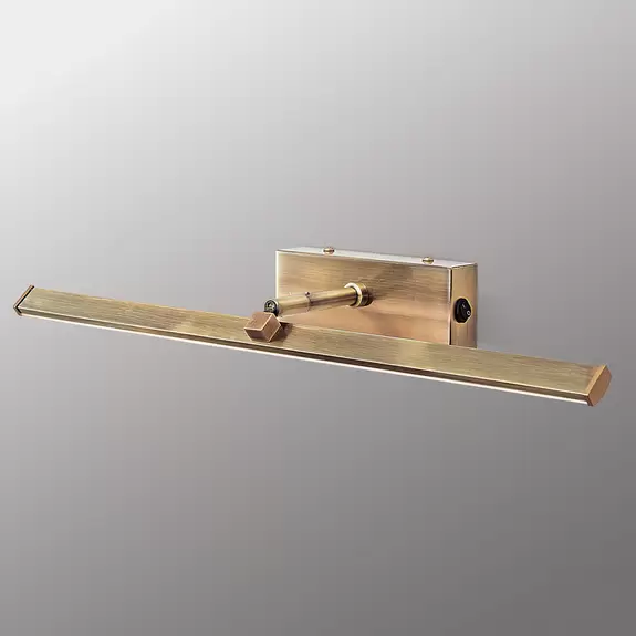 Lampenwelt LED-Bilderleuchte Suren in Altmessing, 50 cm Bis zu 65% Rabatt