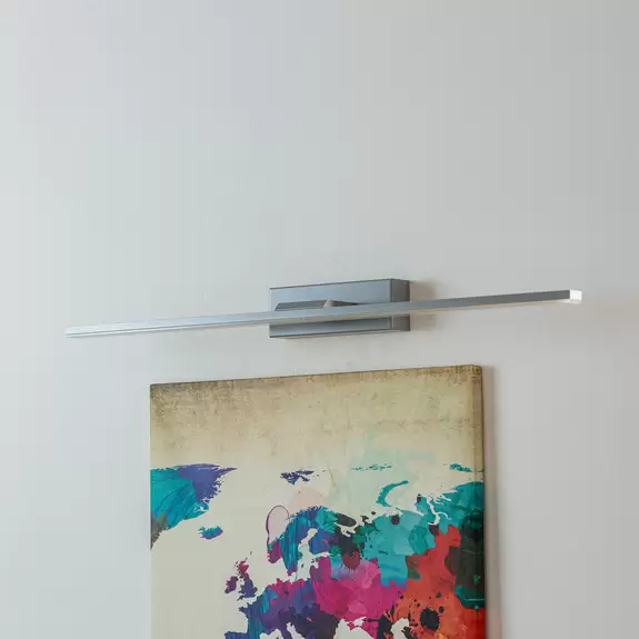 Lampenwelt LED-Wandleuchte Miroir 60 cm alu 4000K Nur noch ein Tag übrig