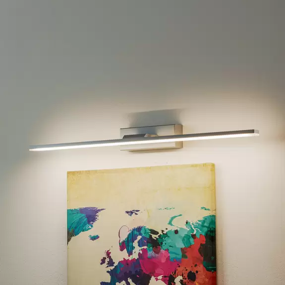 Lampenwelt LED-Wandleuchte Miroir 60 cm alu 4000K Nur noch ein Tag übrig