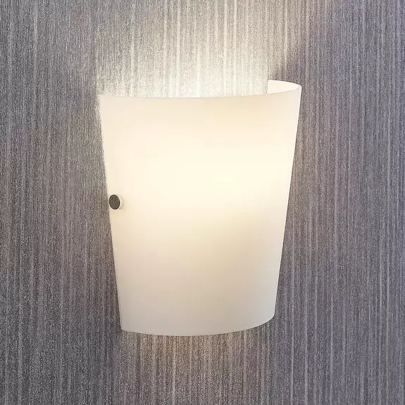 Lampenwelt Glas-Wandleuchte Calpurnia 50% Rabatt mit kostenlosem Versand