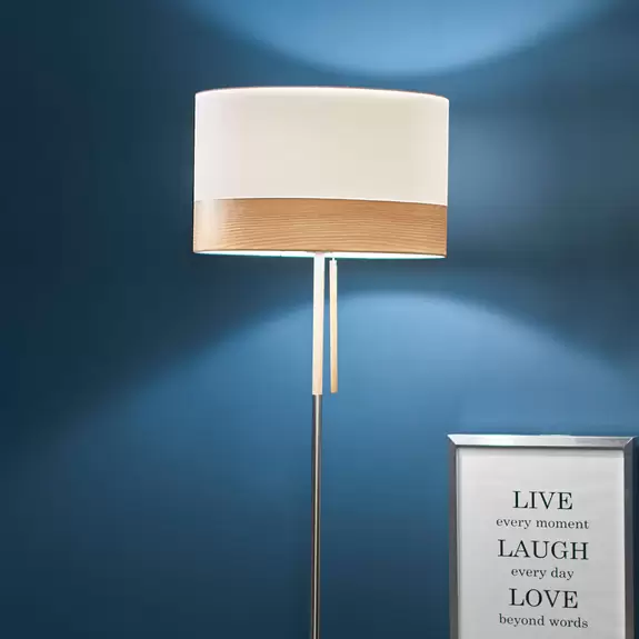 Lampenwelt Stehleuchte Libba mit Zugschalter Kostenloser Versand international
