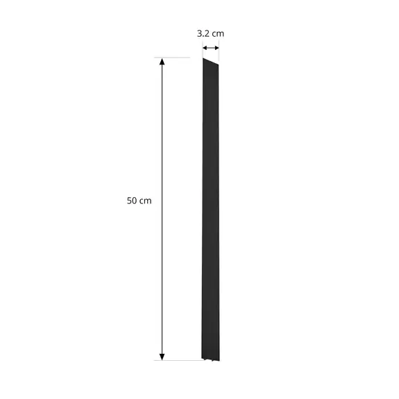 Lampenwelt Lindby Abdeckung Linaro, schwarz, 1-Phasen-System, 50 cm Zeitbegrenzte Promotion