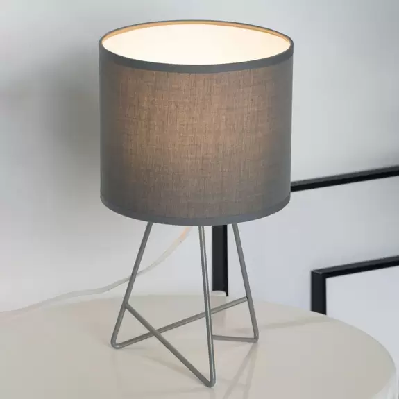 Lampenwelt Pauleen Shiny Star Tischleuchte mit Stoffschirm Online