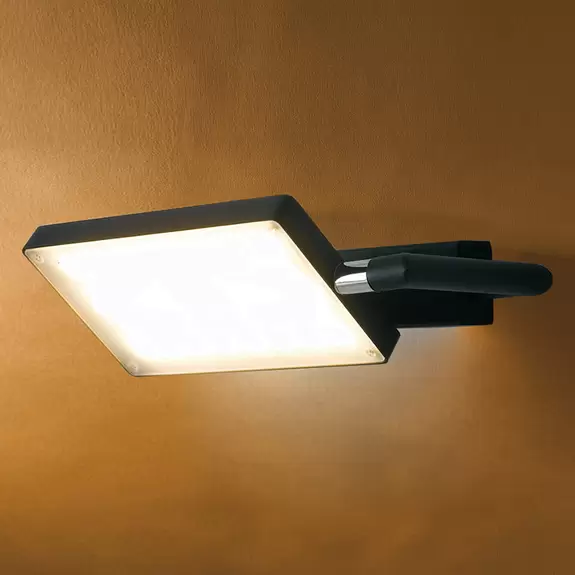 Lampenwelt LED-Wandleuchte Book, schwarz im Angebot
