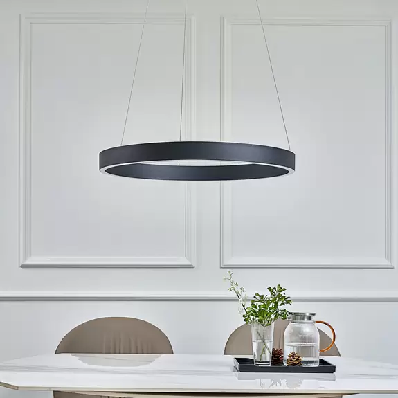 Lampenwelt Arcchio Answin LED-Hängeleuchte 35,2 W schwarz Black Friday