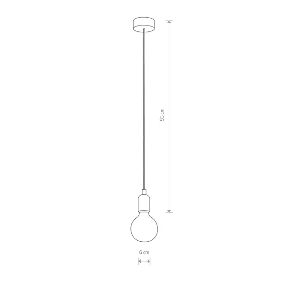 Lampenwelt Pendelleuchte Silicone nur mit Fassung, weiß Weihnachtsangebot