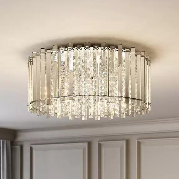 Lampenwelt Lucande Limana Kristall-Deckenleuchte, 50 cm Wochenangebot
