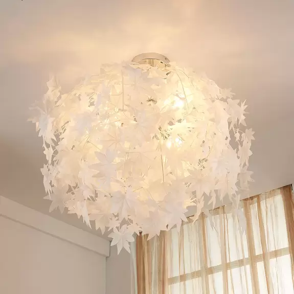 Lampenwelt Deckenlampe Maple mit Blättern, 70 cm Zeitbegrenzte Promotion