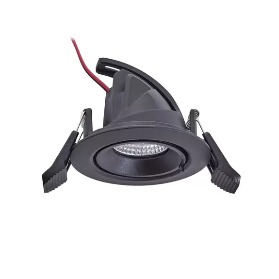 Lampenwelt Arcchio Harcos LED-Downlight, schwarz, Ø 8 cm, 4.000K Im Verkauf