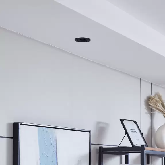 Lampenwelt Arcchio Harcos LED-Downlight, schwarz, Ø 8 cm, 4.000K Im Verkauf