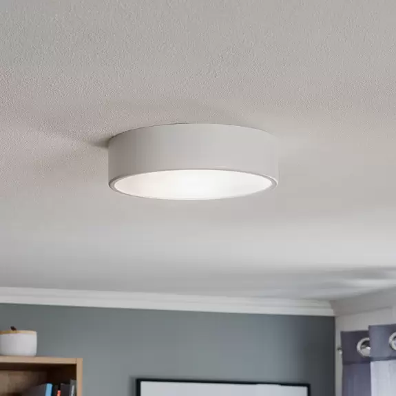 Lampenwelt Deckenleuchte Cleo 300, Sensor, Ø 30cm weiß Limitierter Zeitrabatt