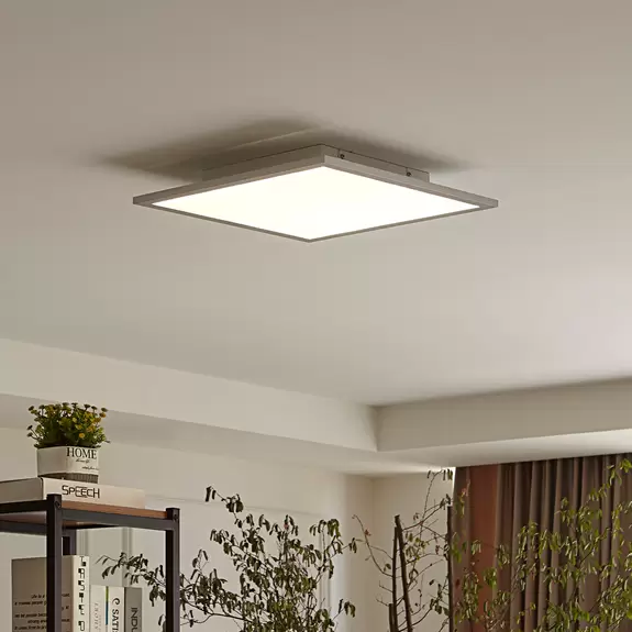 Lampenwelt Lindby LED-Panel Livel, 4.000 K, 40 cm x 40 cm, Aluminium Günstig kaufen