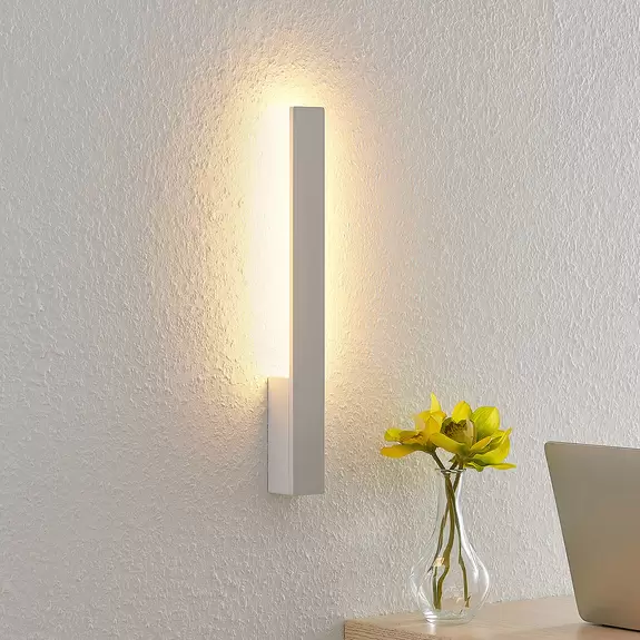 Lampenwelt Arcchio Ivano LED-Wandleuchte, 42,5 cm, weiß Begrenztes Angebot