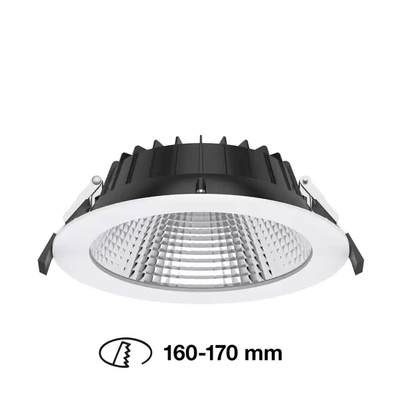 Lampenwelt SLC Shift LED-Einbaustrahler Ø 19cm CCT, weiß Cyber Monday