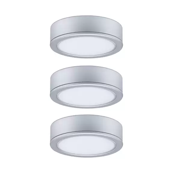 Lampenwelt Paulmann Pukk LED-Unterschranklampe 3er-Set, chrom Osterangebot