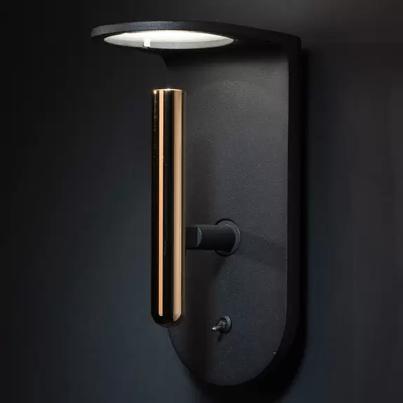 Lampenwelt LED-Wandleuchte 2Nights_W2 mit flexiblem Strahler Große Rabatte