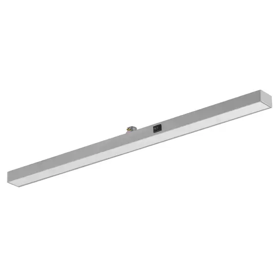 Lampenwelt LED-Lichtleiste für DUOline Schienensystem titan 50% Rabatt mit kostenlosem Versand