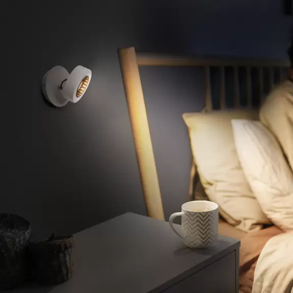 Lampenwelt LEDVANCE LED-Wandstrahler Venus, 3.000 K, Schalter, weiß Fabrikladen
