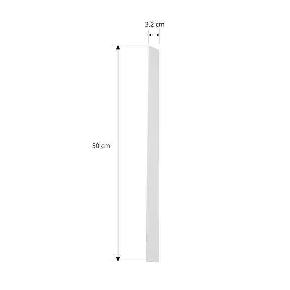 Lampenwelt Lindby Abdeckung Linaro, weiß, 1-Phasen-System, 50 cm Limitierter Zeitrabatt