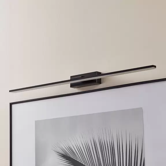 Lampenwelt LED-Wandleuchte Miroir 80 cm schwarz 4000K Fabrik Onlineshop