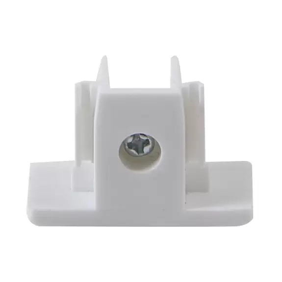 Lampenwelt Lindby Endkappe Linaro, weiß, Schraube, 1-Phasen-System Osterangebot
