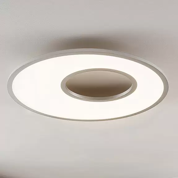 Lampenwelt LED-Deckenleuchte Durun, dimmbar, CCT, rund, 60 cm 50% Rabatt für begrenzte Zeit