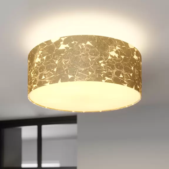 Lampenwelt Quitani Deckenlampe Aura, 4-flammig, gold Sonderangebot