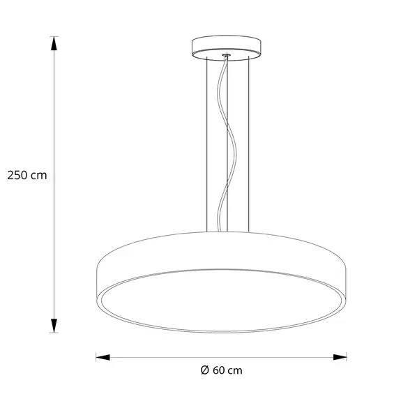 Lampenwelt Arcchio Vanida LED-Pendellampe, weiß, 60 cm Günstig kaufen