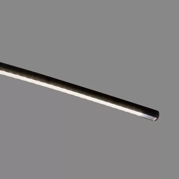 Lampenwelt LED-Bogenstehleuchte Danua in Schwarz Flash Sale