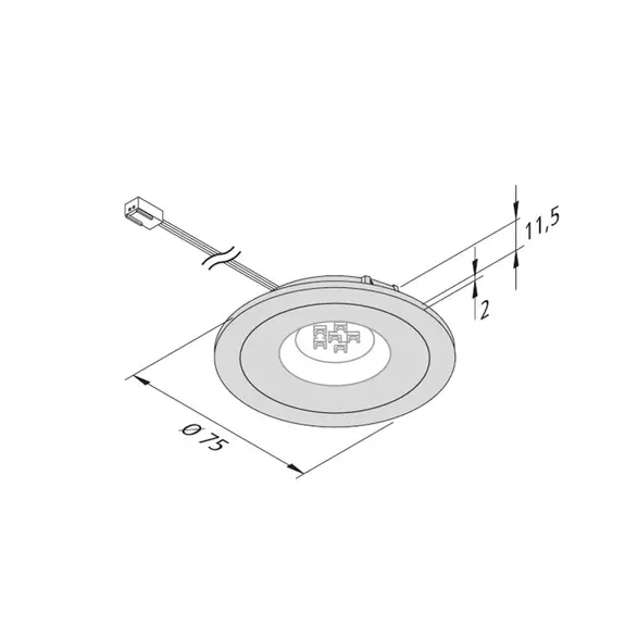Lampenwelt LED-Möbeleinbaustrahler AR 68 4W schwarz 3.000K Vatertagsangebot