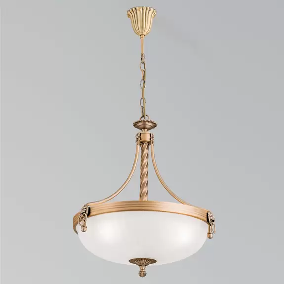 Lampenwelt Traditionelle Hängeleuchte Rocca, 44 cm Riesige Ersparnisse